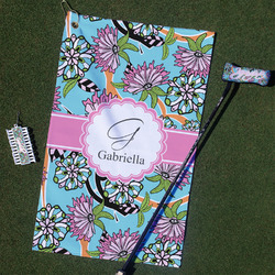Summer Flowers Golf Towel Gift Set (Personalized)