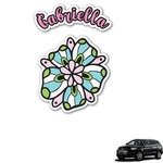Summer Flowers Graphic Car Decal (Personalized)