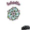 Summer Flowers Graphic Car Decal