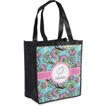 Summer Flowers Grocery Bag (Personalized)