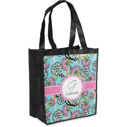 Summer Flowers Grocery Bag (Personalized)