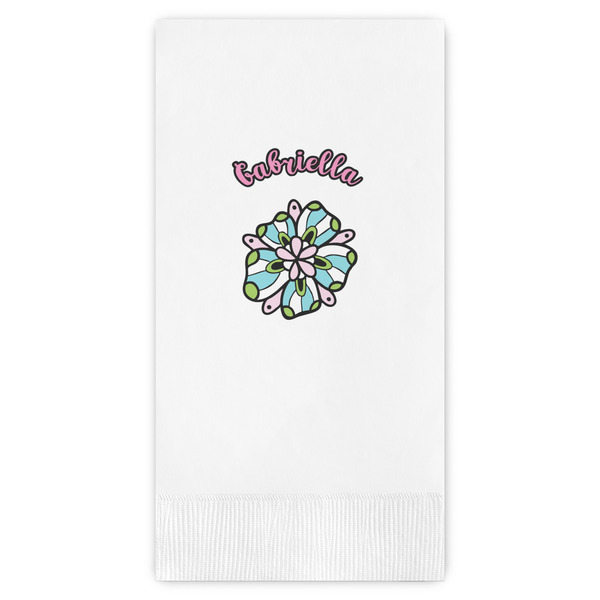 Custom Summer Flowers Guest Paper Towels - Full Color (Personalized)