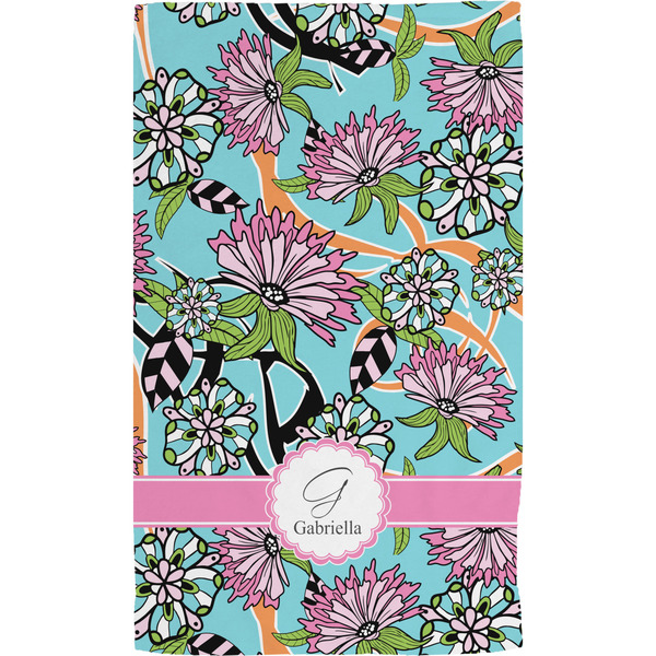 Summer Flowers Hand Towel (Personalized)