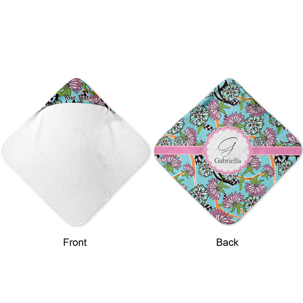 Summer Flowers Hooded Baby Towel- Approval