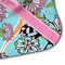 Summer Flowers Hooded Baby Towel- Detail Corner
