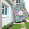 Summer Flowers House Flags - Double Sided - LIFESTYLE