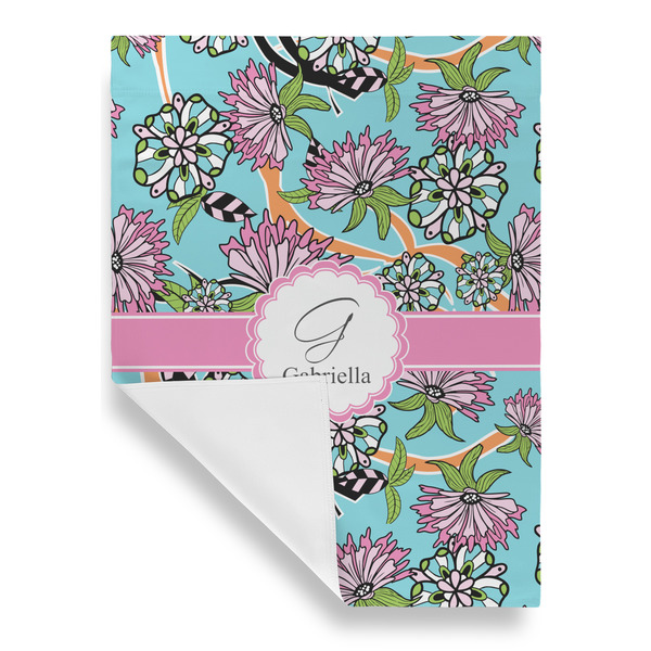 Summer Flowers House Flags - Single Sided - FRONT FOLDED