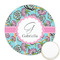 Summer Flowers Printed Cookie Topper - Round (Personalized)