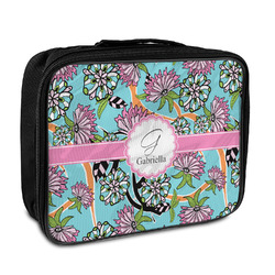 Summer Flowers Insulated Lunch Bag (Personalized)
