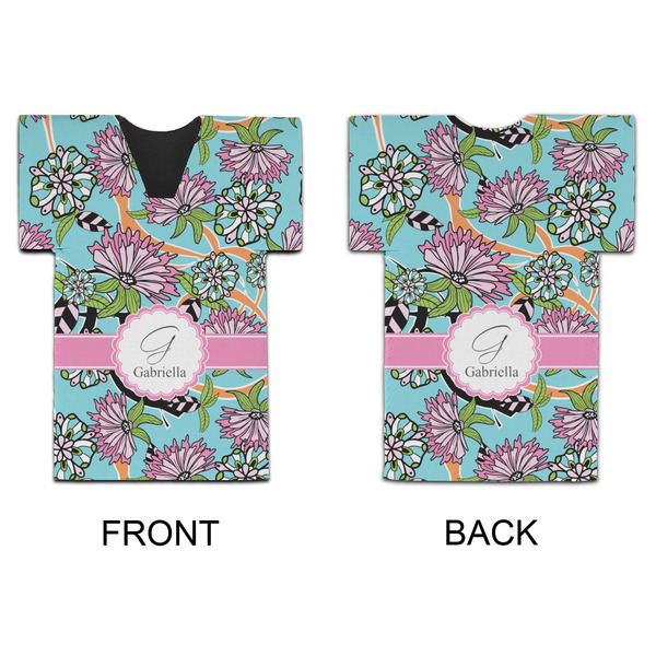 Summer Flowers Jersey Bottle Cooler - APPROVAL