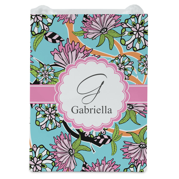 Summer Flowers Jewelry Gift Bag - Matte - Front