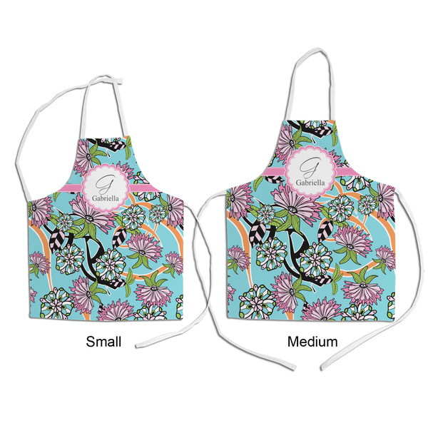 Summer Flowers Kid's Aprons - Comparison