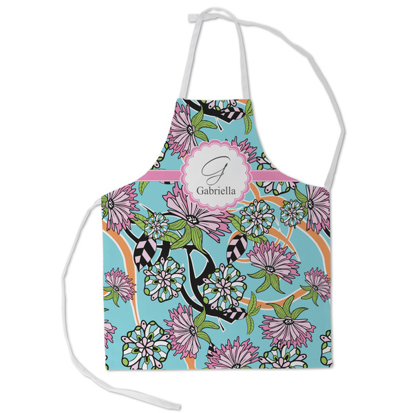 Custom Summer Flowers Kid's Apron - Small (Personalized)