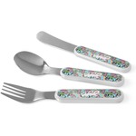 Summer Flowers Kid's Flatware (Personalized)