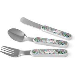 Summer Flowers Kid's Flatware (Personalized)