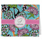 Summer Flowers Kitchen Towel - Poly Cotton - Folded Half