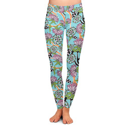 Summer Flowers Ladies Leggings - 2X-Large