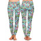 Summer Flowers Ladies Leggings - Front and Back