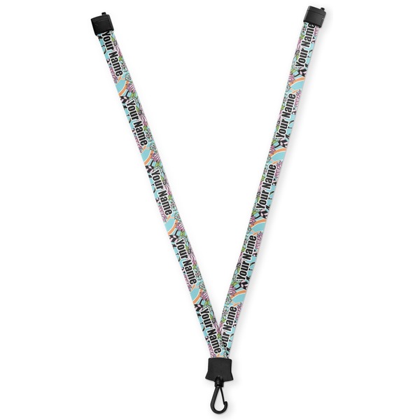 Custom Summer Flowers Lanyard (Personalized)