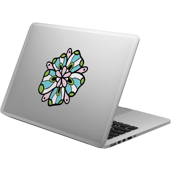 Custom Summer Flowers Laptop Decal