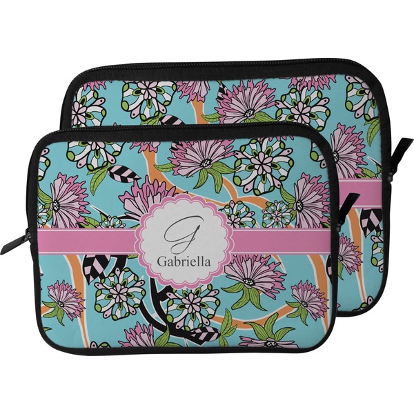 Summer Flowers Laptop Sleeve (Size Comparison)