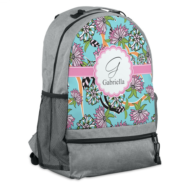 Custom Summer Flowers Backpack (Personalized)