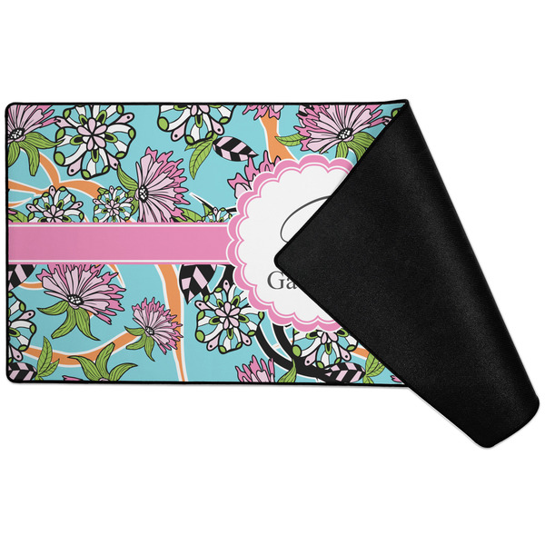 Summer Flowers Large Gaming Mats - FRONT W/ FOLD