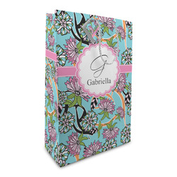 Summer Flowers Large Gift Bag (Personalized)