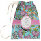 Summer Flowers Large Laundry Bag - Front View