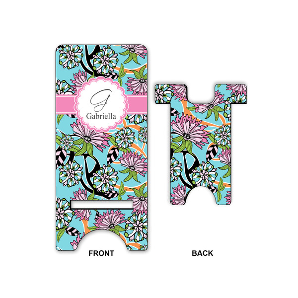 Summer Flowers Large Phone Stand - Front & Back