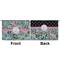 Summer Flowers Large Zipper Pouch Approval (Front and Back)