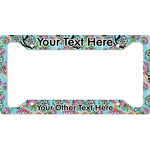 Summer Flowers License Plate Frame (Personalized)