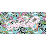 Summer Flowers Front License Plate (Personalized)
