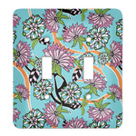 Summer Flowers Light Switch Cover (2 Toggle Plate)