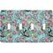 Summer Flowers Light Switch Cover (4 Toggle Plate)