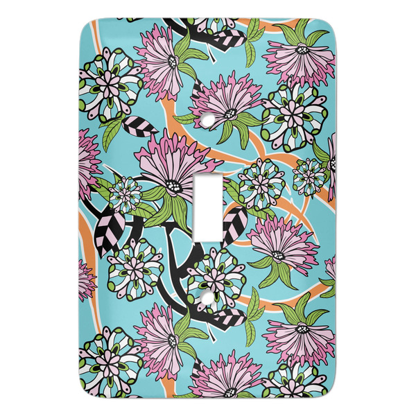 Custom Summer Flowers Light Switch Cover (Single Toggle)