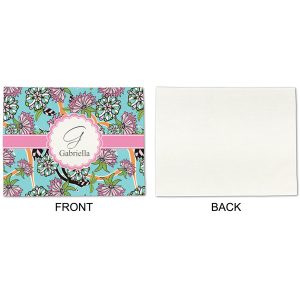 Summer Flowers Linen Placemat - APPROVAL Single (single sided)