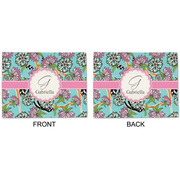 Summer Flowers Linen Placemat - APPROVAL (double sided)