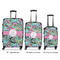 Summer Flowers Luggage Bags all sizes - With Handle