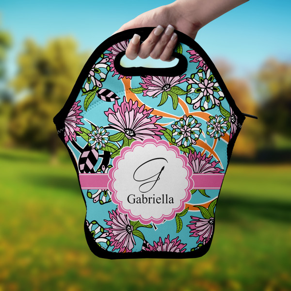 Summer Flowers Lunch Bag - Hand