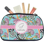 Summer Flowers Makeup / Cosmetic Bag - Medium (Personalized)