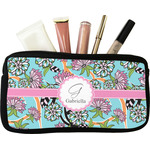 Summer Flowers Makeup / Cosmetic Bag - Small (Personalized)