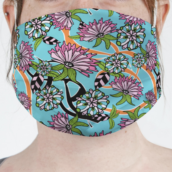 Custom Summer Flowers Face Mask Cover