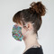Summer Flowers Mask - Side View on Girl