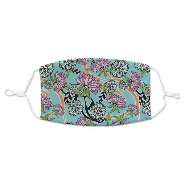Custom Summer Flowers Adult Cloth Face Mask - Standard