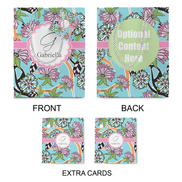 Summer Flowers Medium Gift Bag - Approval