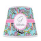 Summer Flowers Poly Film Empire Lampshade - Front View