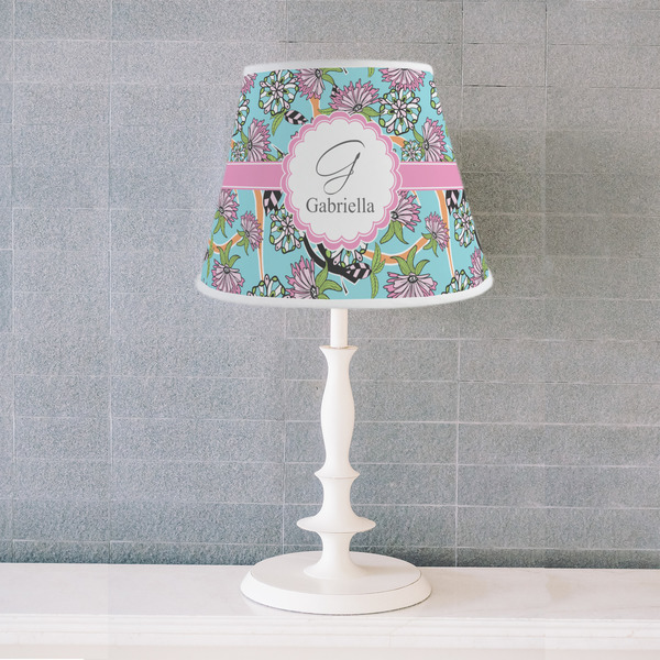 Summer Flowers Poly Film Empire Lampshade - Lifestyle