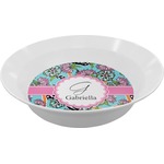 Summer Flowers Melamine Bowl - 12 oz (Personalized)