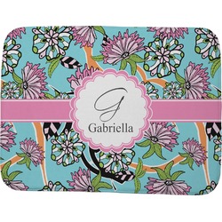 Summer Flowers Memory Foam Bath Mat - 48"x36" (Personalized)